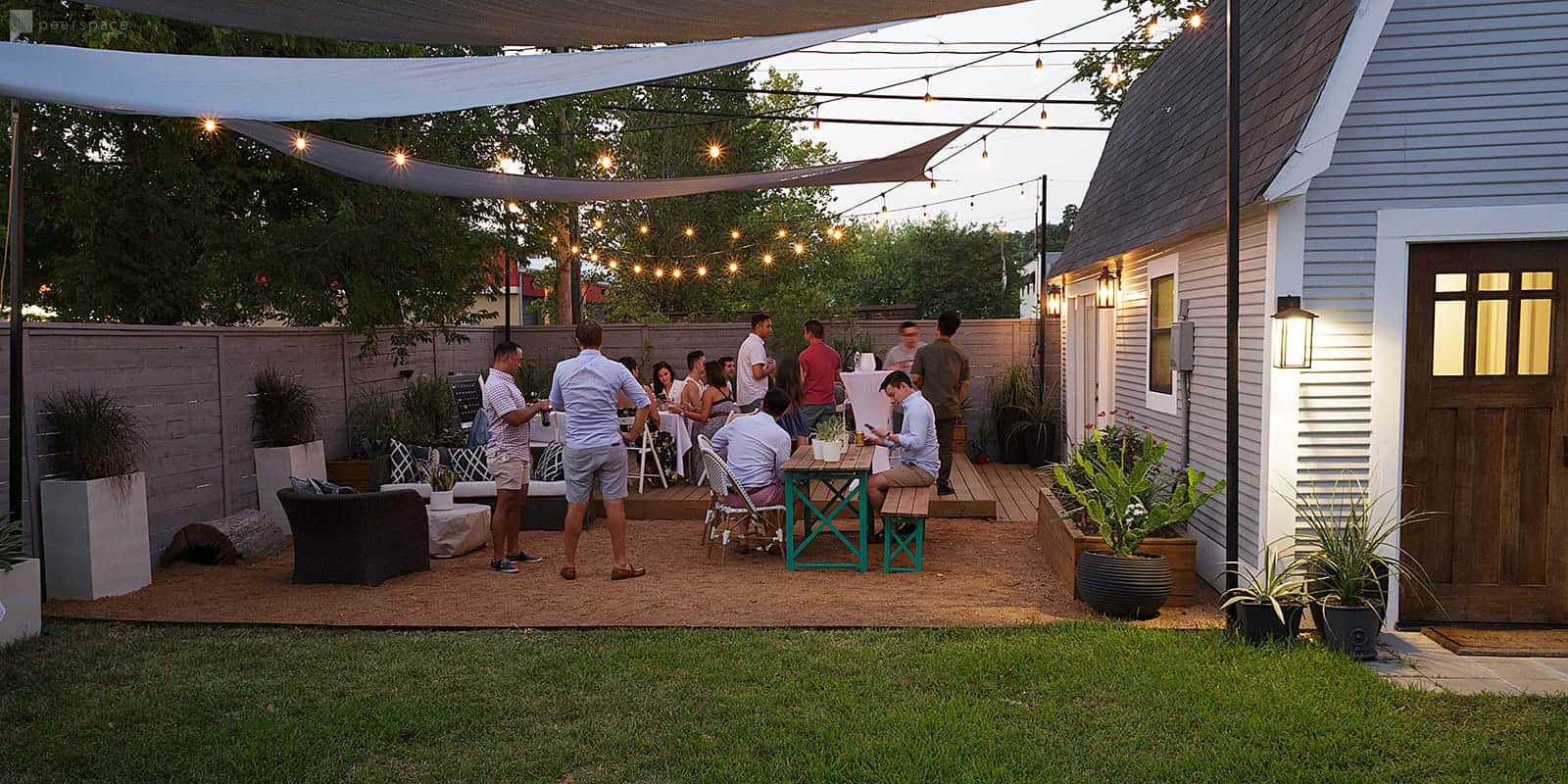 outdoor intimate space houston rental