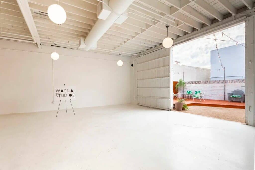 pure white studio space in midtown phoenix