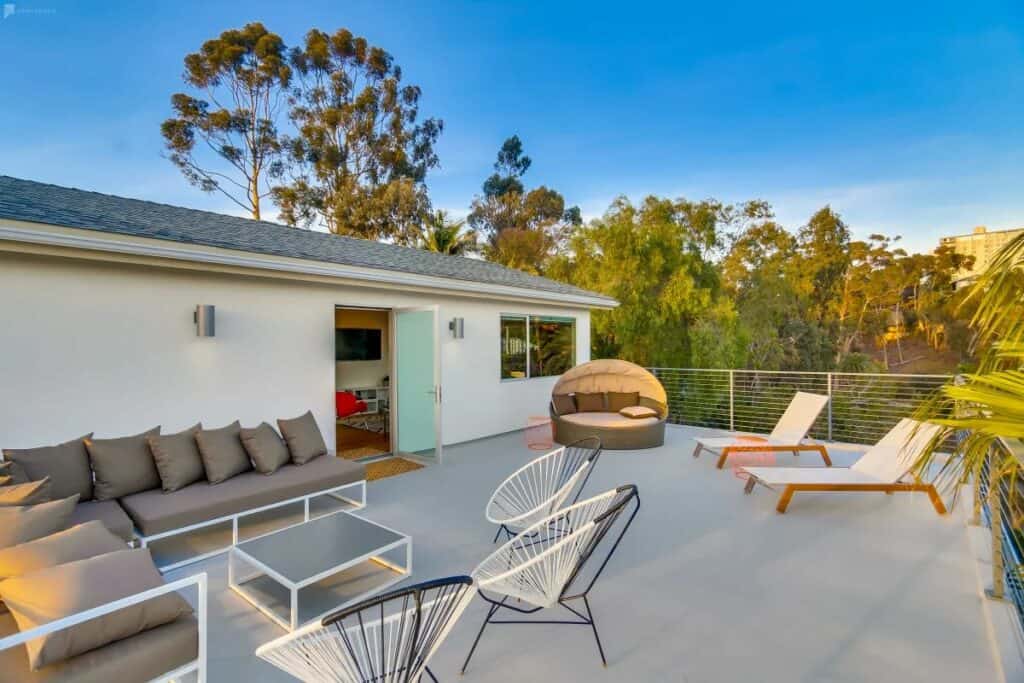 home with ocean and canyon views