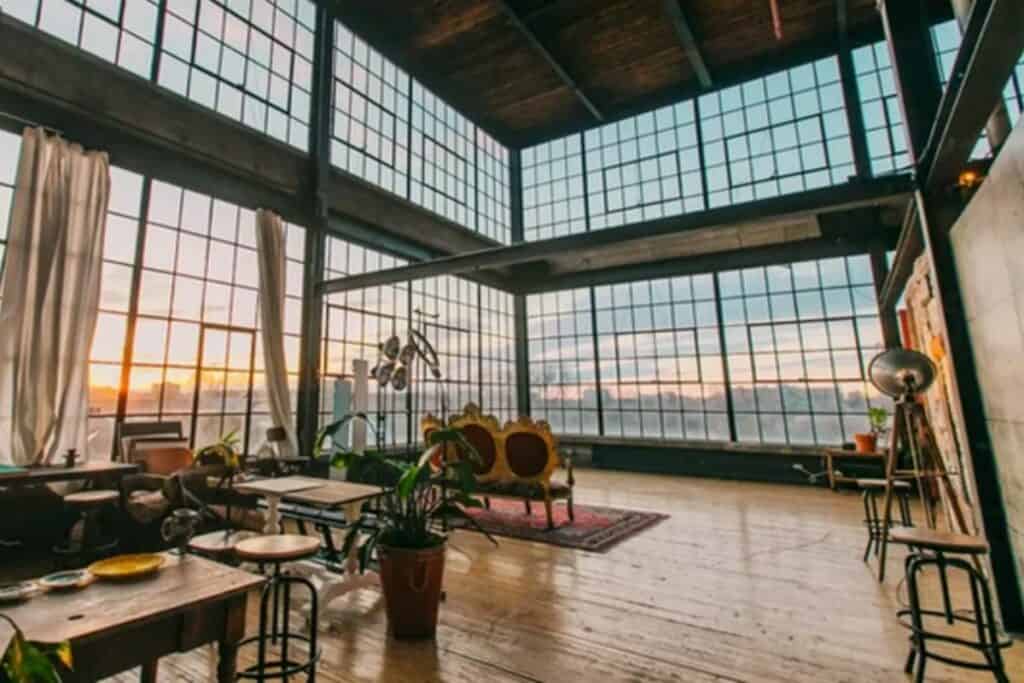 airy, well lit warehouse in toronto