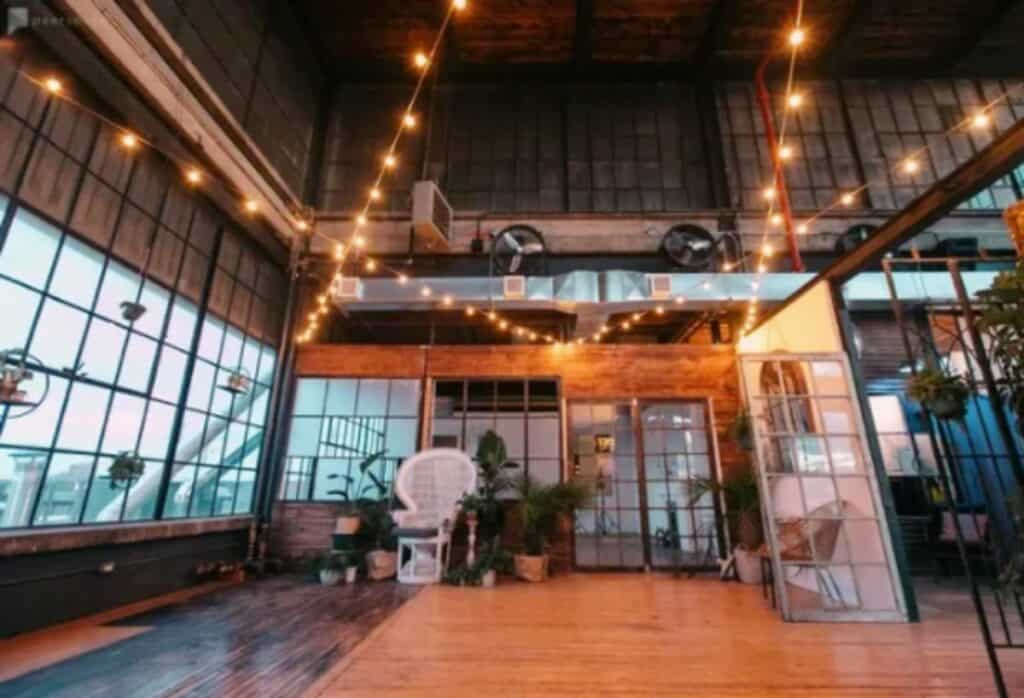 rustic, modern warehouse space in toronto