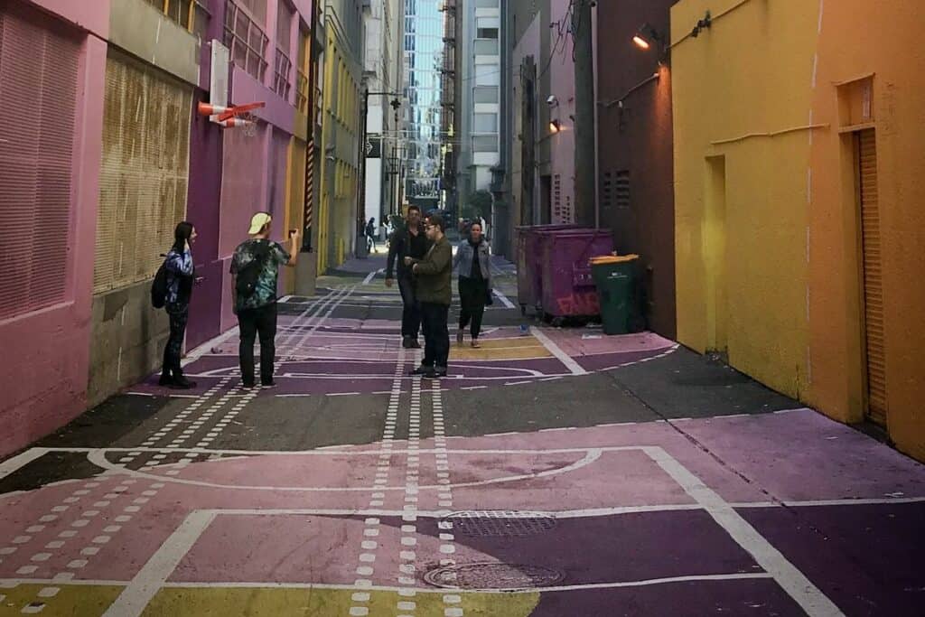 pink alley in vancouver